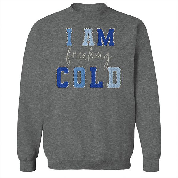 Мужской свитшот i am freaking cold fleece Licensed Character
Мужской свитшот i am freaking cold fleece Licensed Character