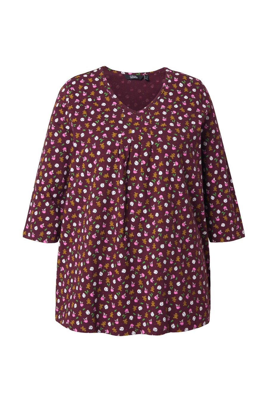 Рубашка Ulla Popken, Wine Red
Рубашка Ulla Popken, Wine Red