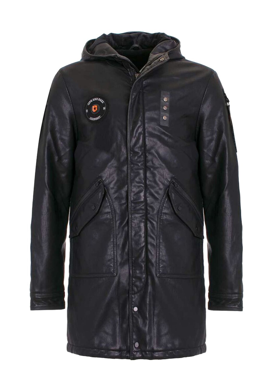 Повседневное пальто современного вида CIPO & BAXX, черный
Повседневное пальто современного вида CIPO & BAXX, черный