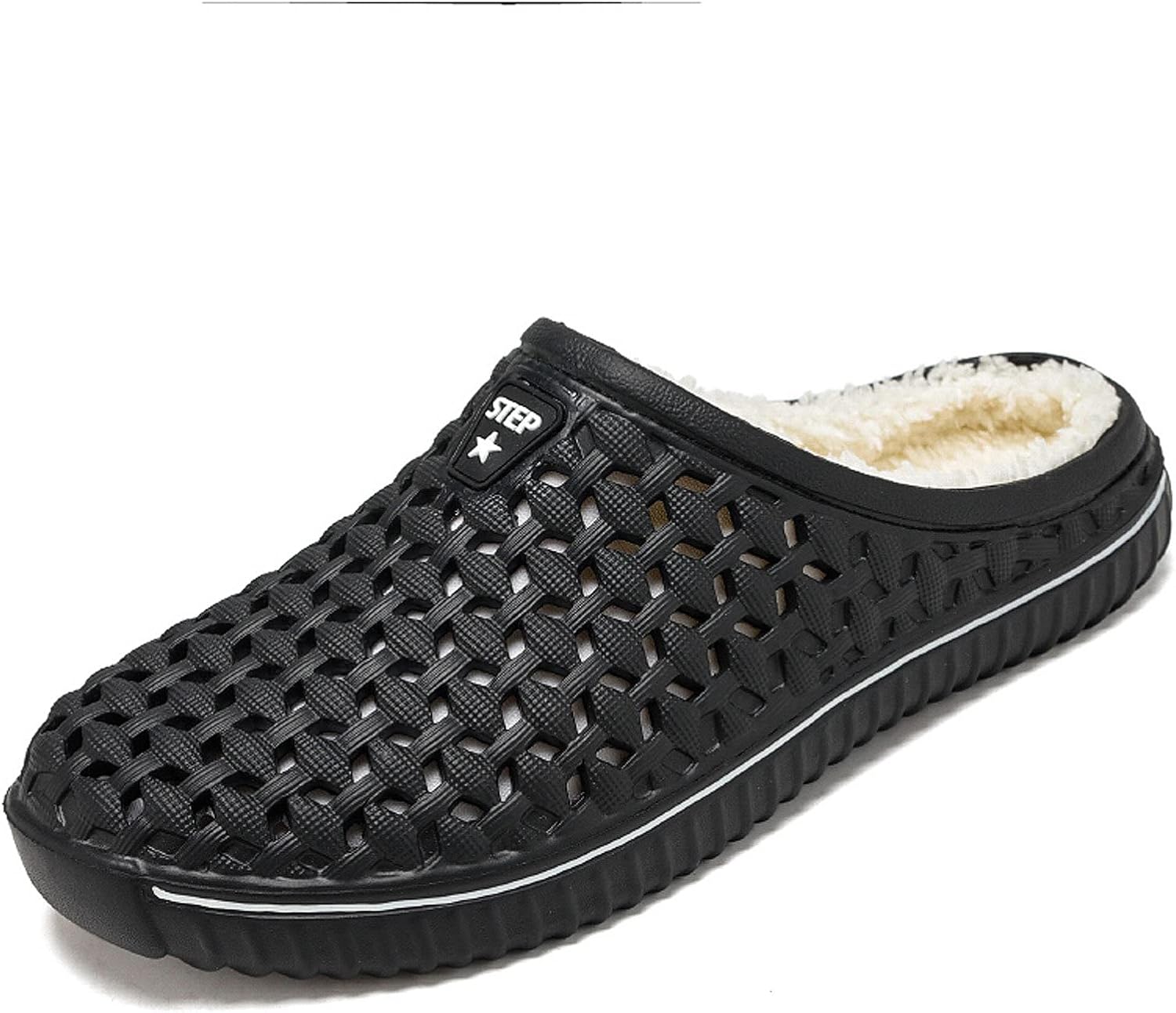 Мужские и женские теплые тапочки FLIOZY с подкладкой, дышащей сеткой, для дома, зимние, на скользящей подошве, для прогулок и работы в саду, черный
Мужские и женские теплые тапочки FLIOZY с подкладкой, дышащей сеткой, для дома, зимние, на скользящей подошве, для прогулок и работы в саду, черный