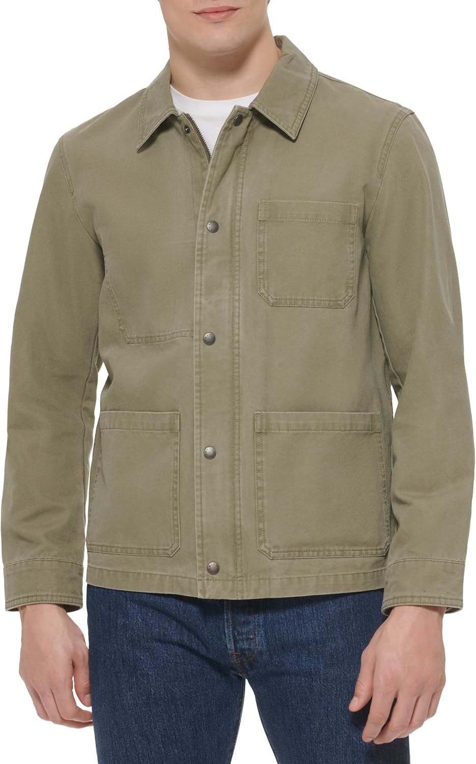 Мужская легкая хлопковая куртка-рубашка Levi's, Light Olive
Мужская легкая хлопковая куртка-рубашка Levi's, Light Olive