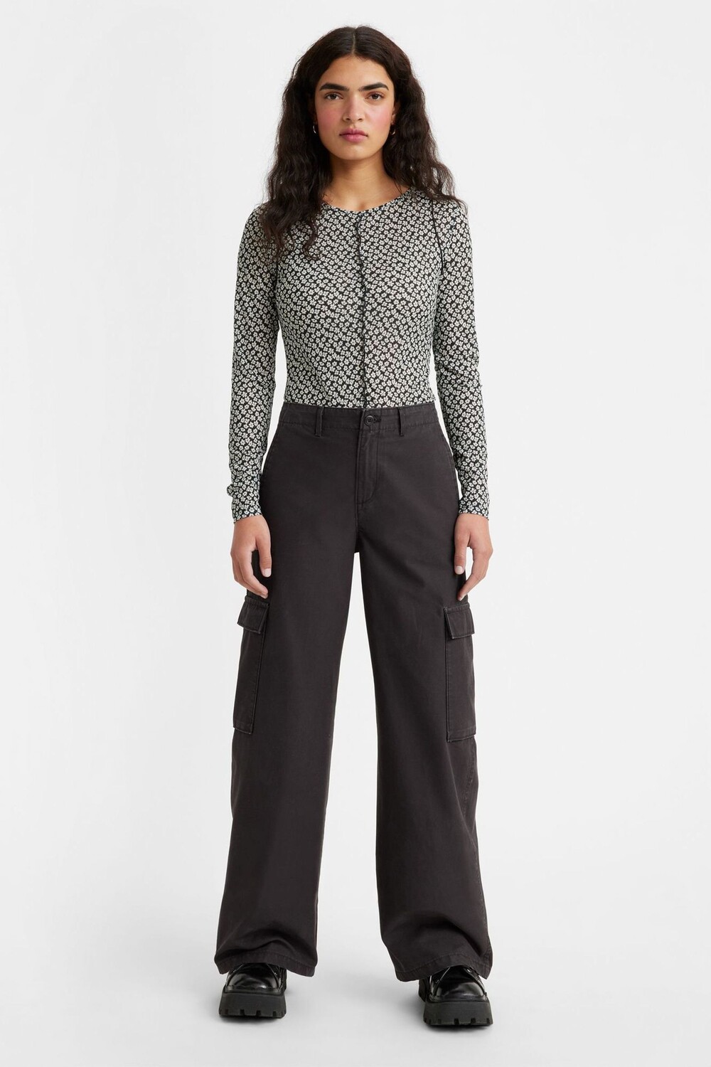 Мешковатые брюки в стиле милитари Levi's, черный
Мешковатые брюки в стиле милитари Levi's, черный