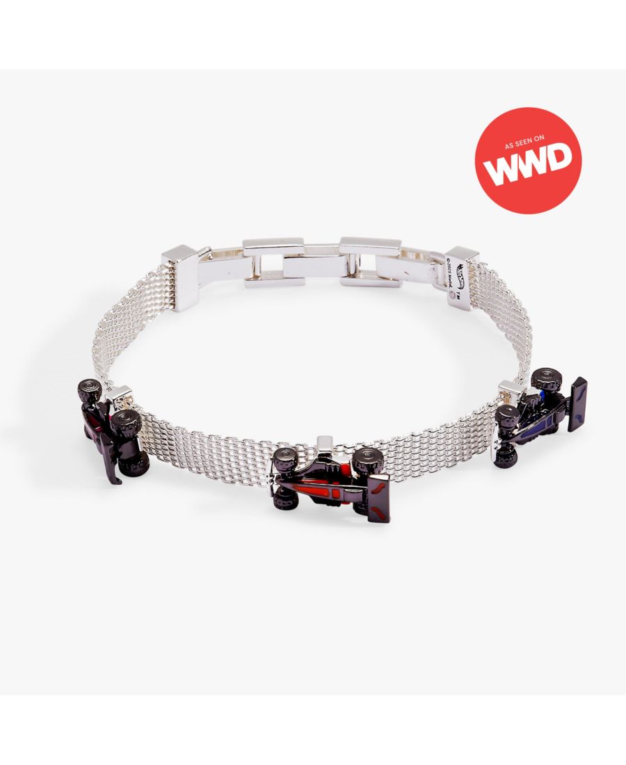 Браслет из сетчатого материала с подвижной гоночной машинкой Hot Wheels Alex and Ani, Silver
Браслет из сетчатого материала с подвижной гоночной машинкой Hot Wheels Alex and Ani, Silver