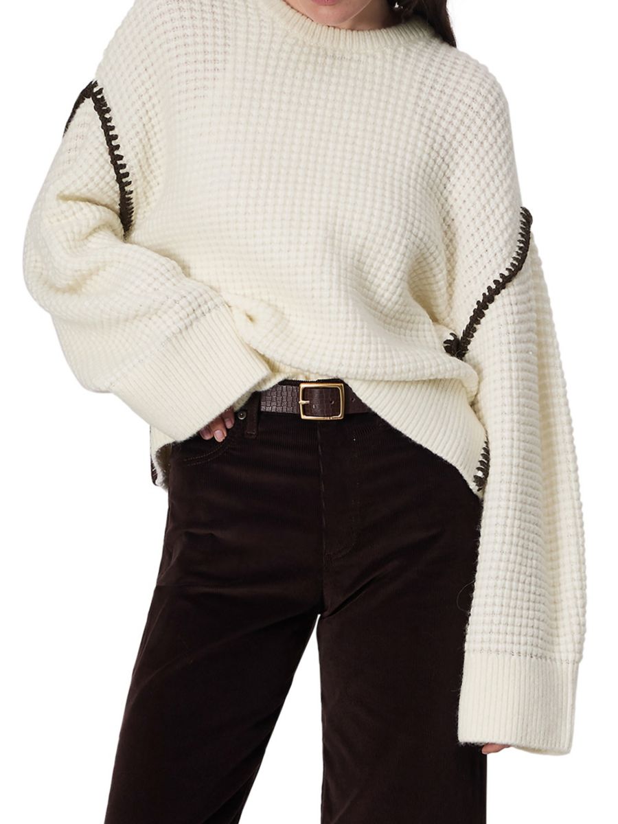 Свитер оверсайз Katie из смесовой шерсти rag & bone, слоновая кость
Свитер оверсайз Katie из смесовой шерсти rag & bone, слоновая кость