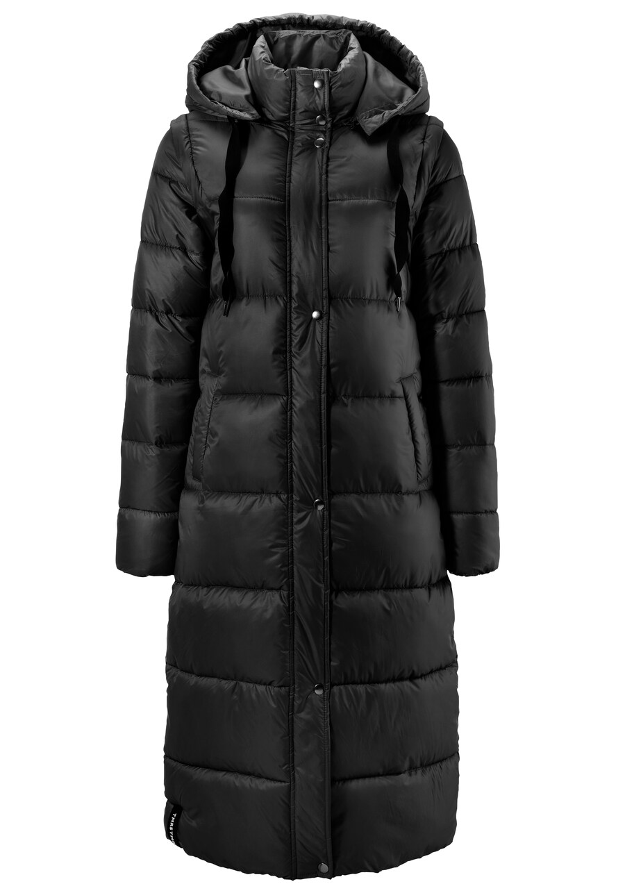 Зимнее пальто Tamaris, черный 
Зимнее пальто Tamaris, черный