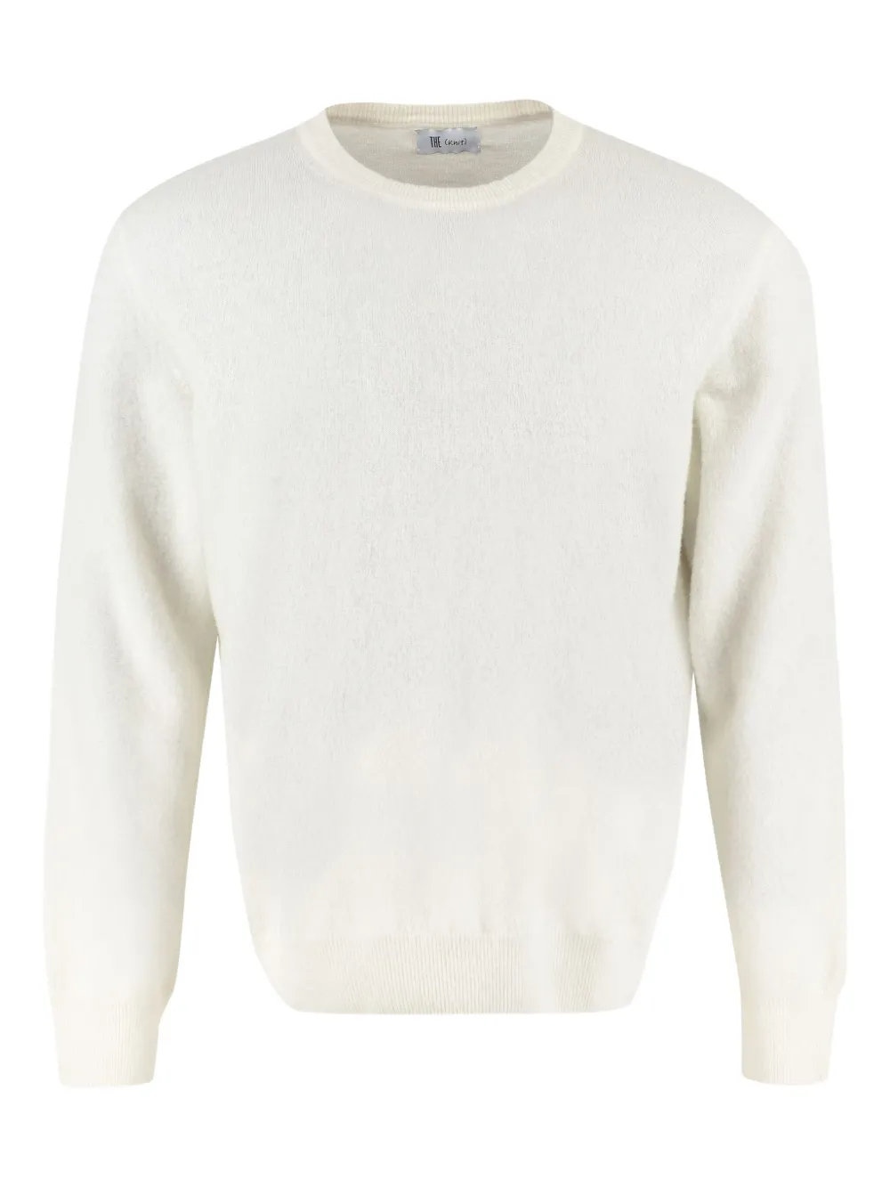 Кашемировый свитер с круглым вырезом THE (Alphabet), белый
Кашемировый свитер с круглым вырезом THE (Alphabet), белый