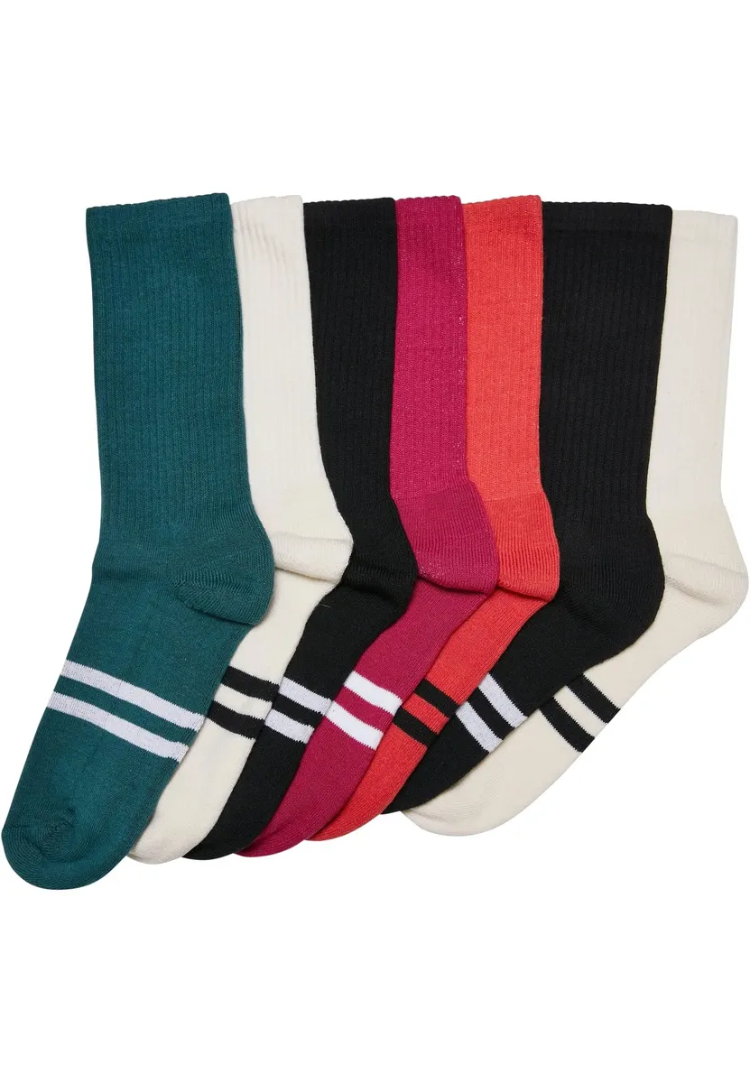 Базовые носки URBAN CLASSICS " Urban Classics Unisex Double Stripes Socks 7-Pack" (1 пара), цвет Wintercolor
Базовые носки URBAN CLASSICS " Urban Classics Unisex Double Stripes Socks 7-Pack" (1 пара), цвет Wintercolor