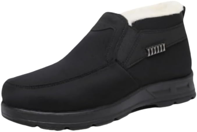 Мужские зимние ботинки для снега с хлопковой подкладкой, на застежке слипоны, повседневные теплые кроссовки для прогулок и дома Hhhchpm, черный
Мужские зимние ботинки для снега с хлопковой подкладкой, на застежке слипоны, повседневные теплые кроссовки для прогулок и дома Hhhchpm, черный