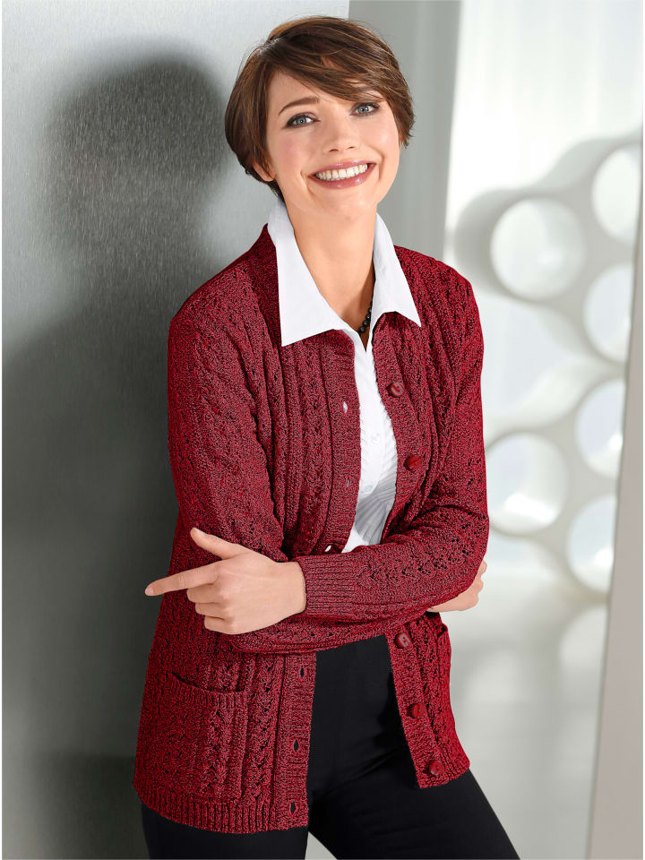 Кардиган в цвете красный меланж WITT WEIDEN
Кардиган в цвете красный меланж WITT WEIDEN