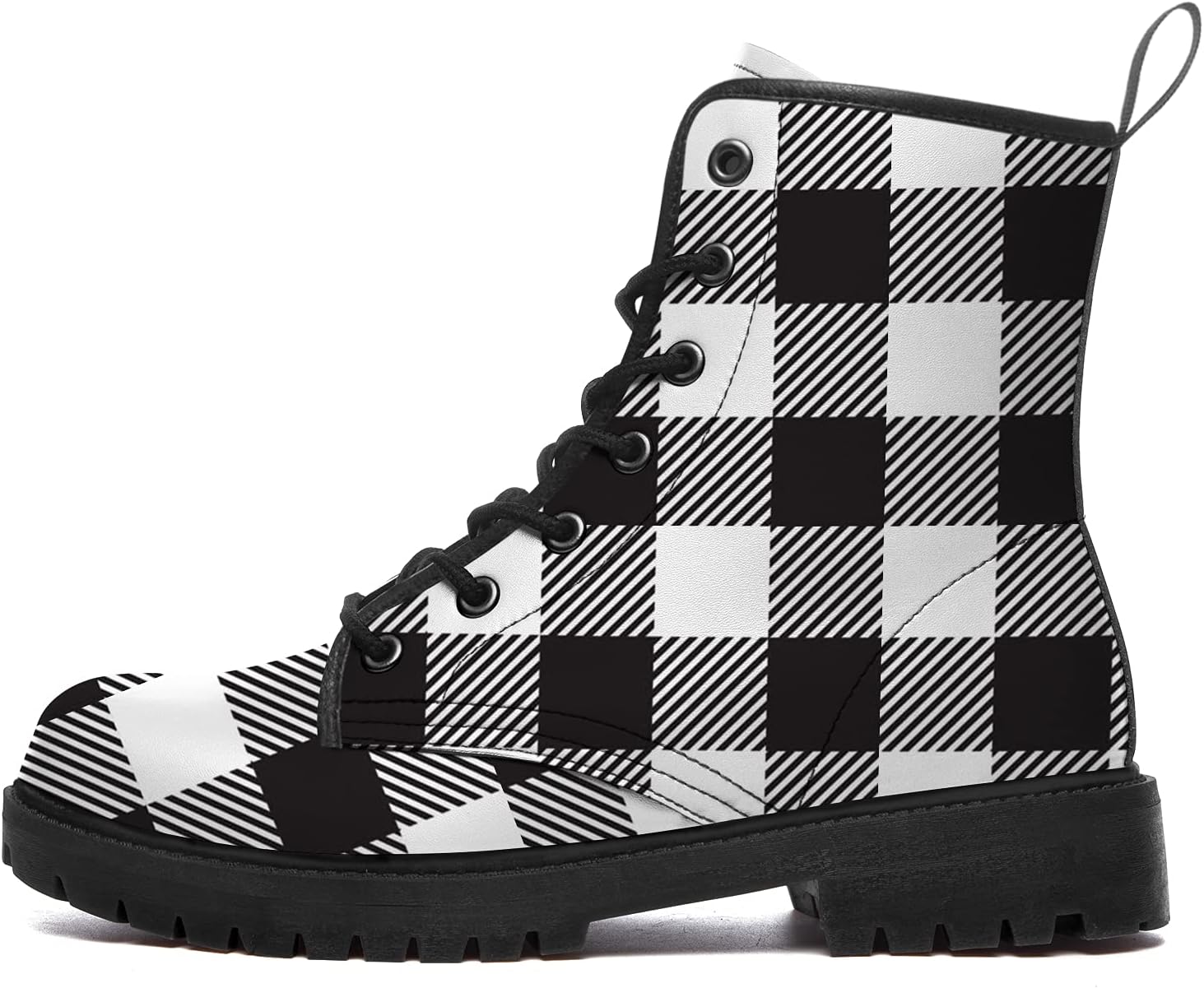 Ботинки в стиле буффало плед для женщин и мужчин, боевые ботинки, кожаные с PU, шнуровка, ботильоны, подарки для нее и для него Generic, белый
Ботинки в стиле буффало плед для женщин и мужчин, боевые ботинки, кожаные с PU, шнуровка, ботильоны, подарки для нее и для него Generic, белый