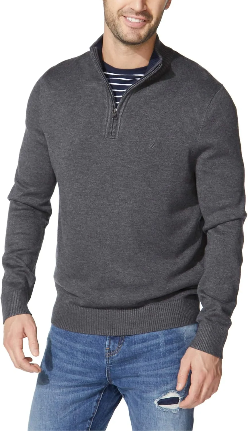 Nautica Men's Quarter-zip Sweater
Nautica Men's Quarter-zip Sweater