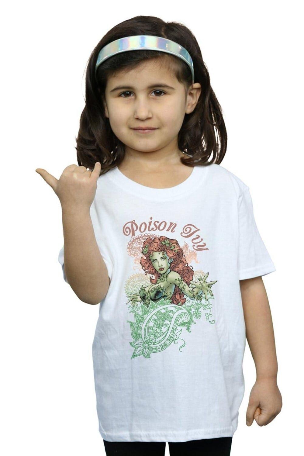 Хлопковая футболка Poison Ivy с узором пейсли DC Comics, белый
Хлопковая футболка Poison Ivy с узором пейсли DC Comics, белый