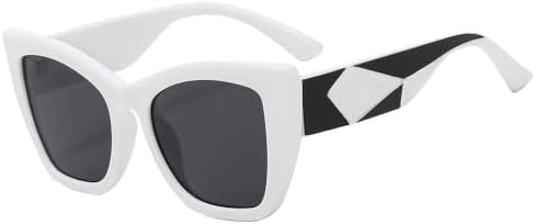 Солнцезащитные очки «кошачий глаз» для женщин и мужчин, модные женские солнцезащитные очки в стиле ретро для активного отдыха, защита от УФ-излучения UV400 MTZJH, White Black
Солнцезащитные очки «кошачий глаз» для женщин и мужчин, модные женские солнцезащитные очки в стиле ретро для активного отдыха, защита от УФ-излучения UV400 MTZJH, White Black