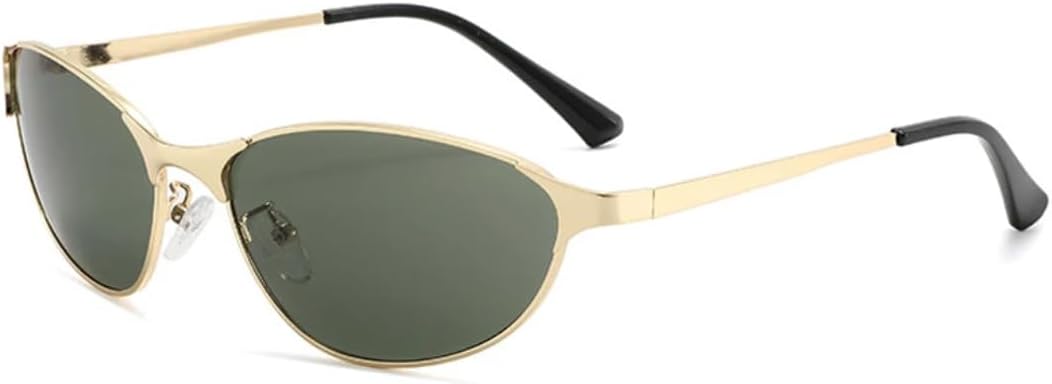 Модные панк-солнцезащитные очки «кошачий глаз» с металлическим блеском для женщин и мужчин, солнцезащитные очки для вождения, дорожные солнцезащитные очки с защитой от УФ-излучения UV400 VVTWSSW, Gold Green
Модные панк-солнцезащитные очки «кошачий глаз» с металлическим блеском для женщин и мужчин, солнцезащитные очки для вождения, дорожные солнцезащитные очки с защитой от УФ-излучения UV400 VVTWSSW, Gold Green