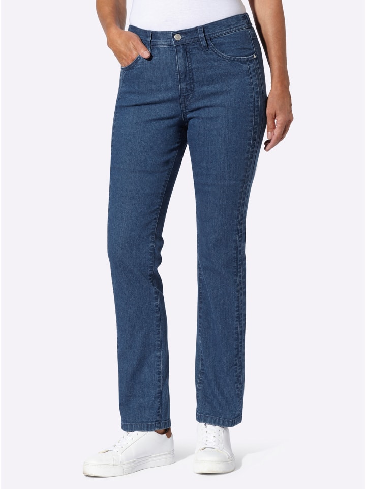 Джинсы цвета синего камня Sieh an!
Джинсы цвета синего камня Sieh an!