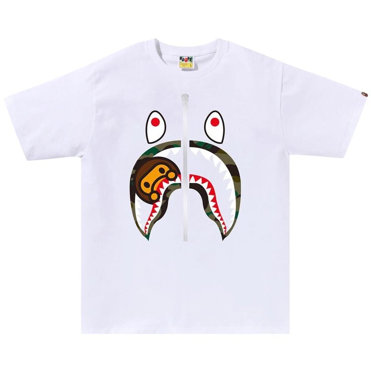 Футболка BAPE 1st Camo Milo Shark 'White/Green', белый
Футболка BAPE 1st Camo Milo Shark 'White/Green', белый