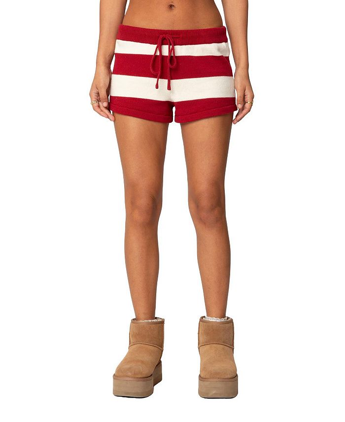 Вязаные шорты Райли Edikted, красный
Вязаные шорты Райли Edikted, красный