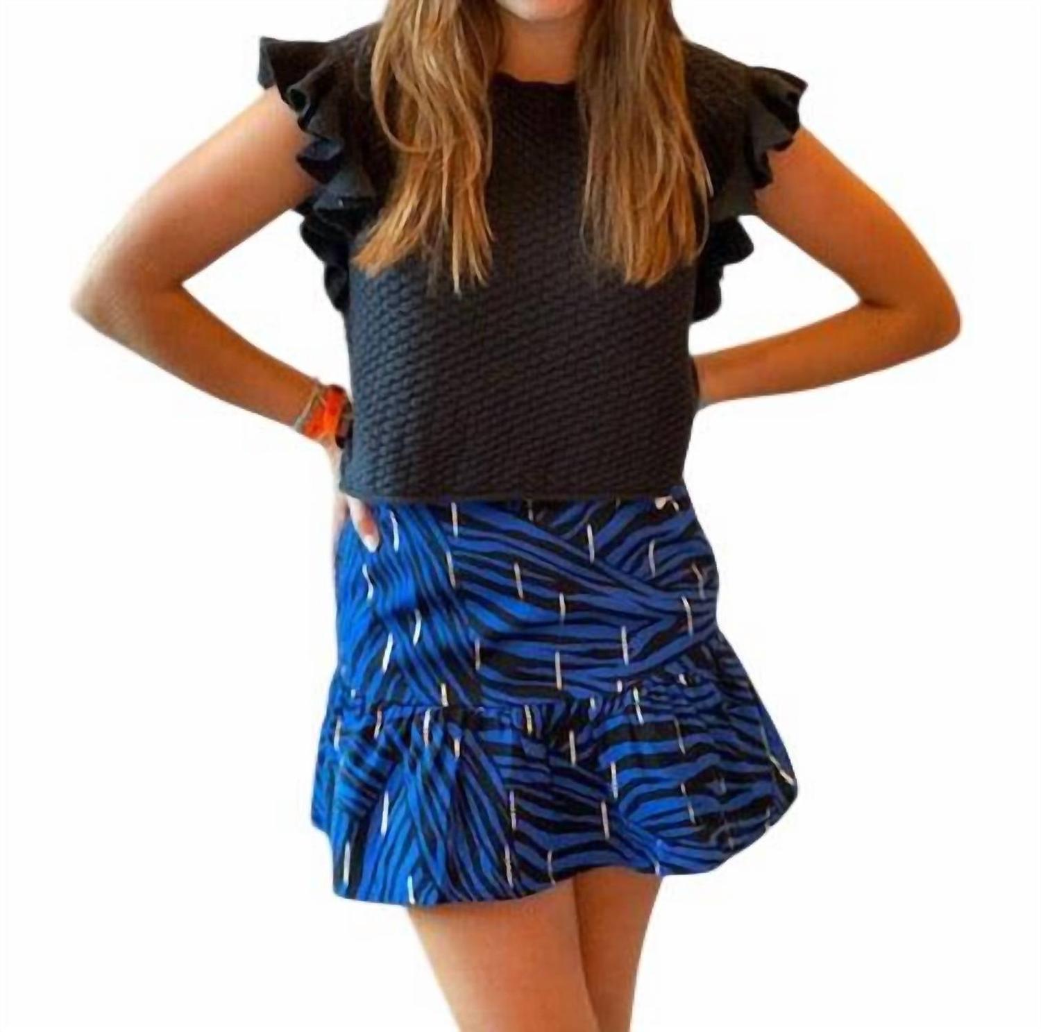 Юбка-мини с рюшами в синем цвете Osamore
Юбка-мини с рюшами в синем цвете Osamore