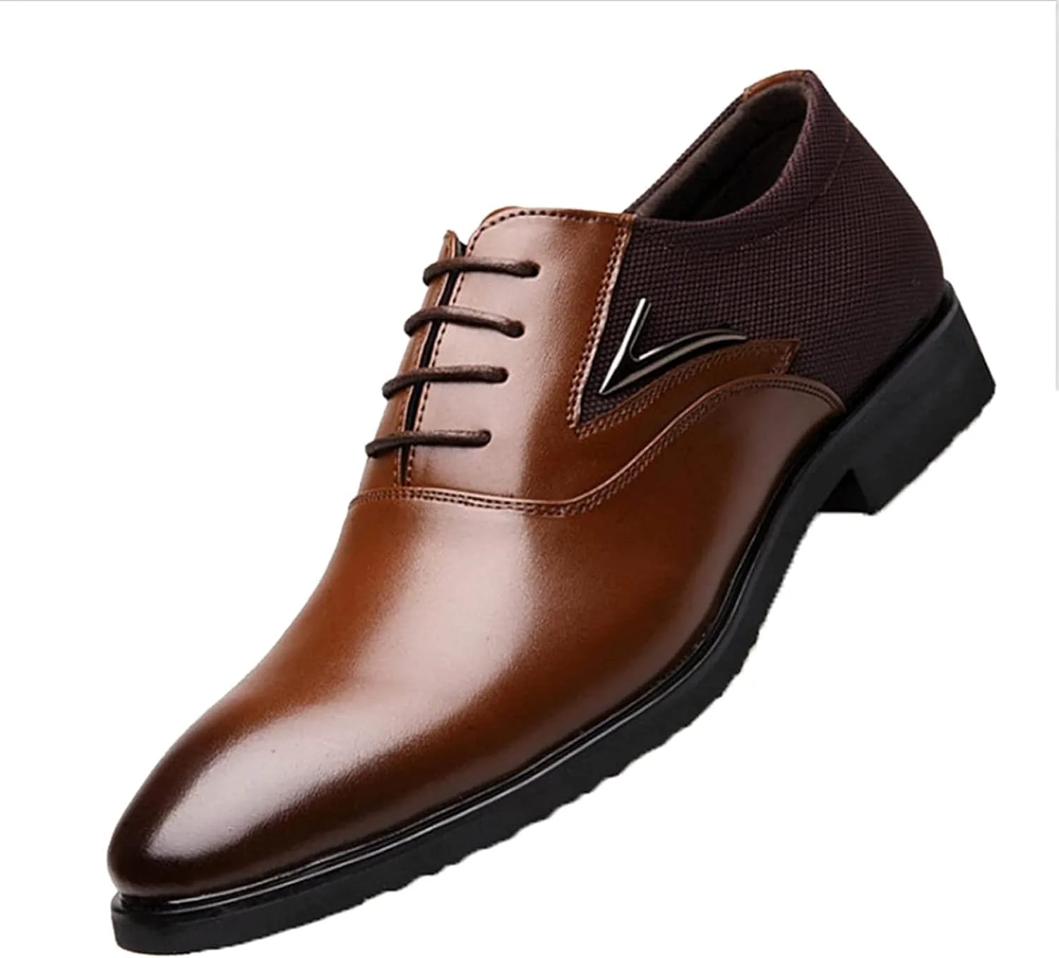 Мужские деловые туфли Yiozoi, удобные, легкие, с заостренным носком, шнуровкой, оксфорды для офиса и формальных мероприятий, коричневый
Мужские деловые туфли Yiozoi, удобные, легкие, с заостренным носком, шнуровкой, оксфорды для офиса и формальных мероприятий, коричневый