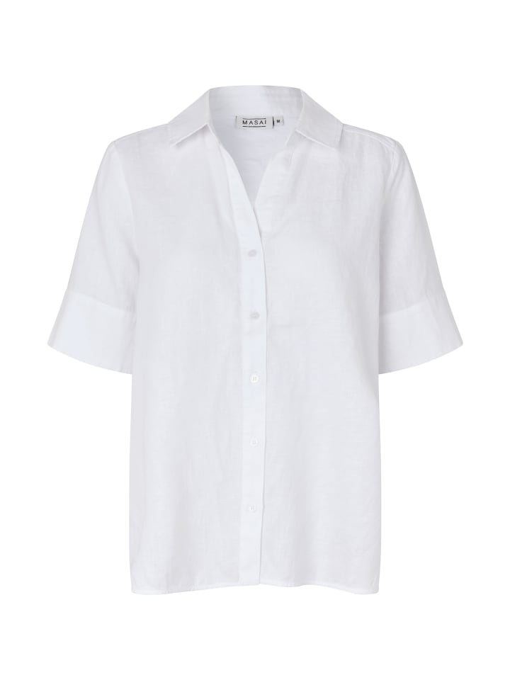 Рубашка с короткими рукавами Maimus белого цвета MASAI
Рубашка с короткими рукавами Maimus белого цвета MASAI