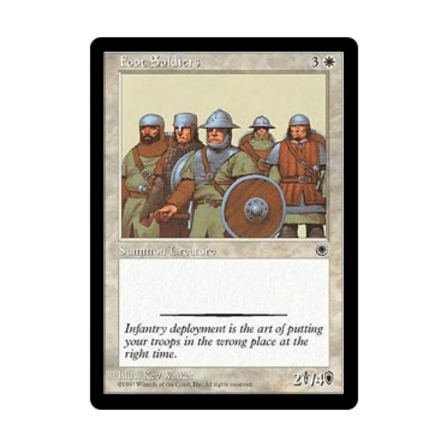 CCG Пехотинцы (К), MTG - Portal
CCG Пехотинцы (К), MTG - Portal