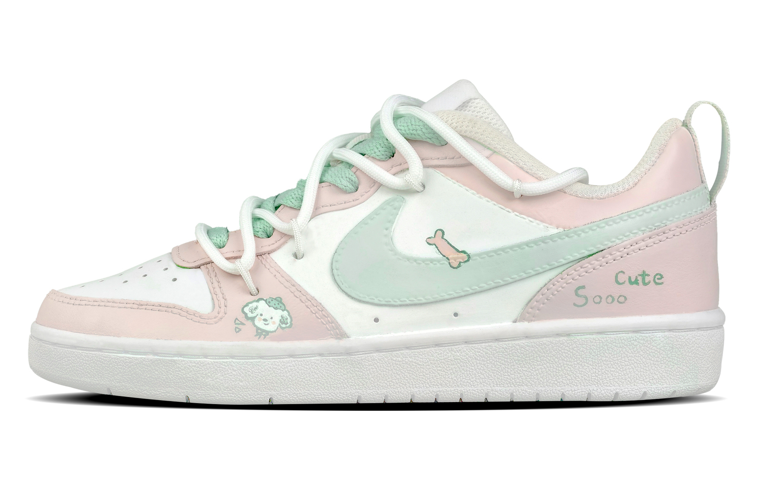 Nike Court Borough Spring Cute Puppy низкие детские скейтбординговые кроссовки Light Green
Nike Court Borough Spring Cute Puppy низкие детские скейтбординговые кроссовки Light Green