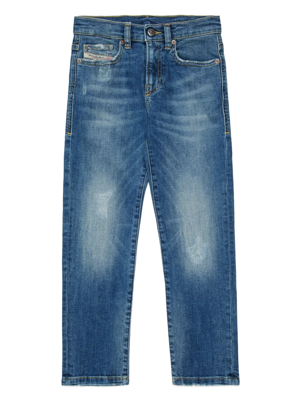 Джинсы с эффектом потертости Diesel Kids, синий
Джинсы с эффектом потертости Diesel Kids, синий