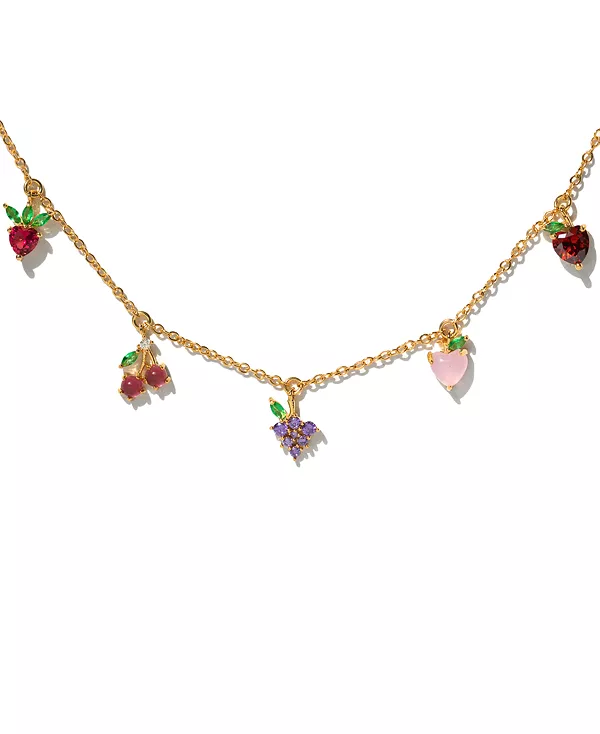 Ожерелье из разноцветных фруктовых корзин с кристаллами Girls Crew, gold
Ожерелье из разноцветных фруктовых корзин с кристаллами Girls Crew, gold