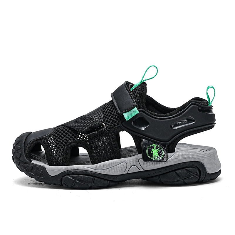 Сандалии детские с противоскользящими амортизаторами и дышащим дизайном SHIBU, черный/зеленый
Сандалии детские с противоскользящими амортизаторами и дышащим дизайном SHIBU, черный/зеленый