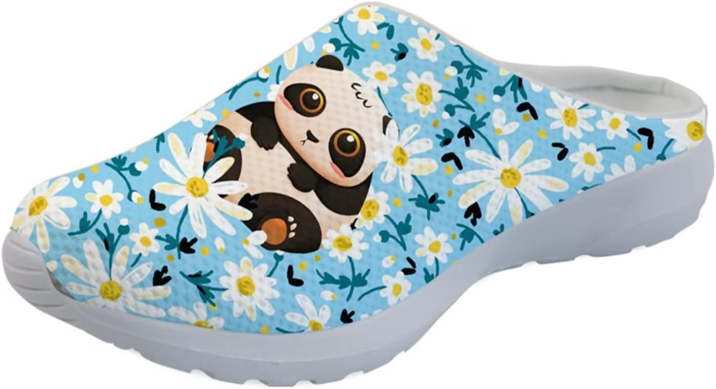Женские слипоны-мюли Forchrinse Black Bat Cobweb, мужские садовые сабо, сетчатые прогулочные туфли для повседневной носки, работы и спортзала, Panda Daisy
Женские слипоны-мюли Forchrinse Black Bat Cobweb, мужские садовые сабо, сетчатые прогулочные туфли для повседневной носки, работы и спортзала, Panda Daisy