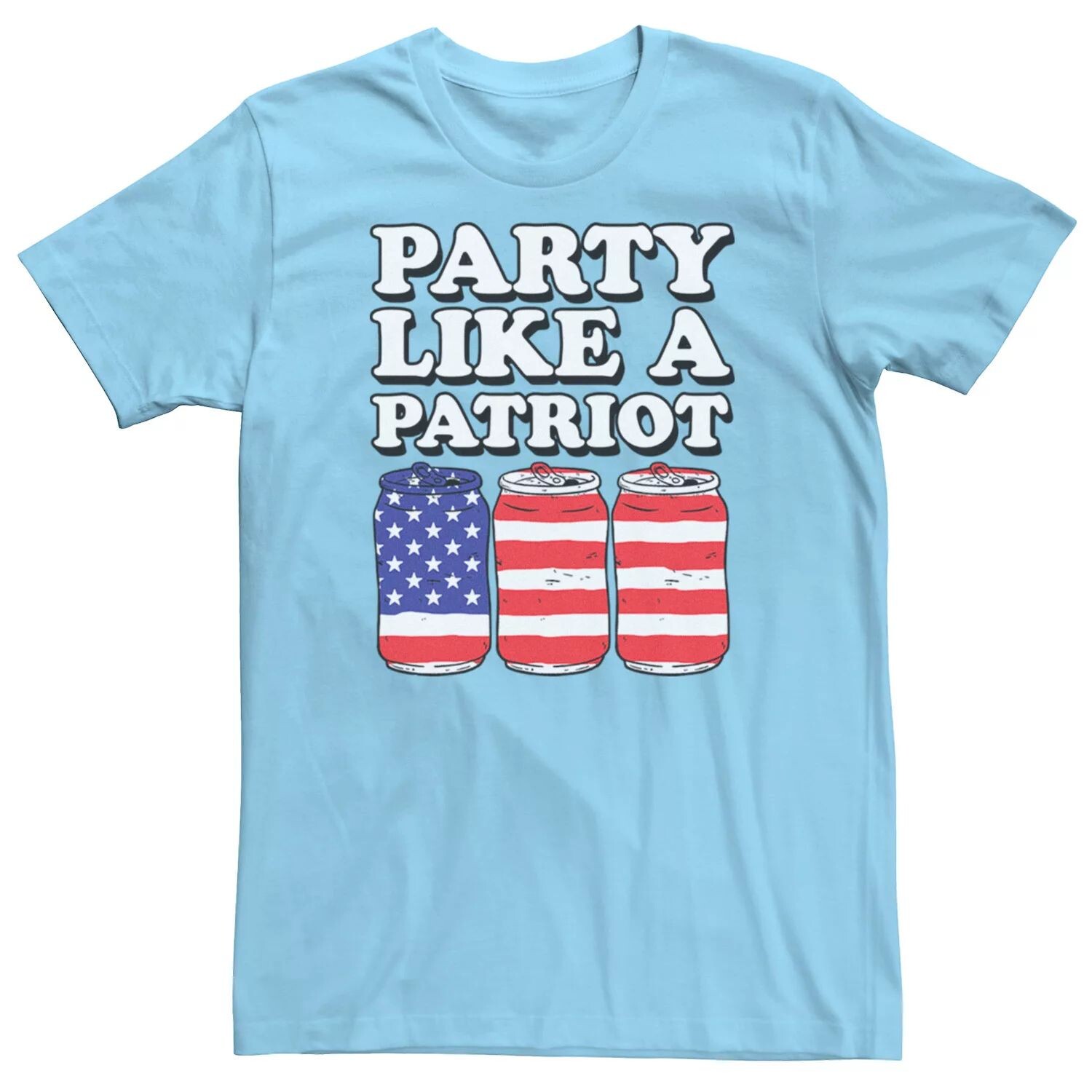 Мужская футболка с рисунком Party Like A Patriot Licensed Character
Мужская футболка с рисунком Party Like A Patriot Licensed Character