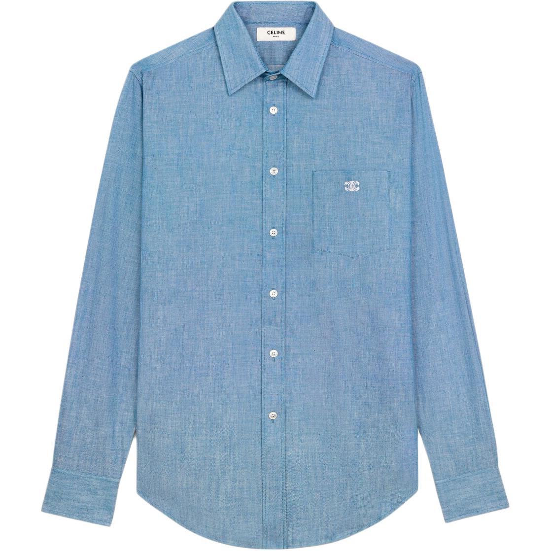 Лонгслив с вышитым логотипом CELINE, синий
Лонгслив с вышитым логотипом CELINE, синий