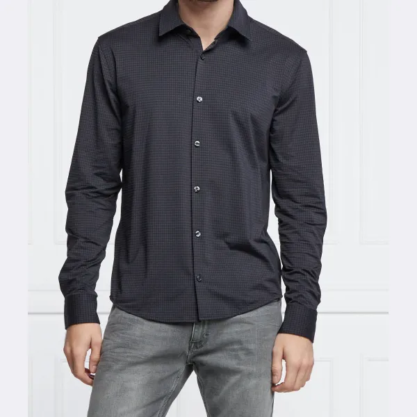 Эргономичная рубашка приталенного кроя Hugo, синий
Эргономичная рубашка приталенного кроя Hugo, синий