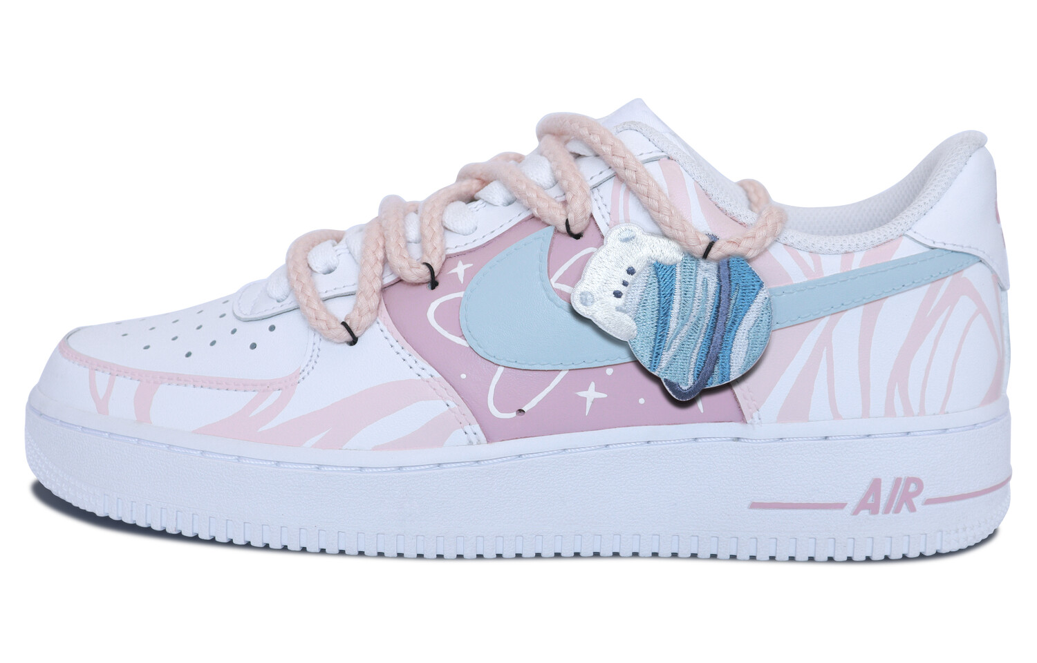 Кроссовки Nike Air Force 1 Skateboarding Shoes Unisex Low-top Pink/Blue, розовый
Кроссовки Nike Air Force 1 Skateboarding Shoes Unisex Low-top Pink/Blue, розовый