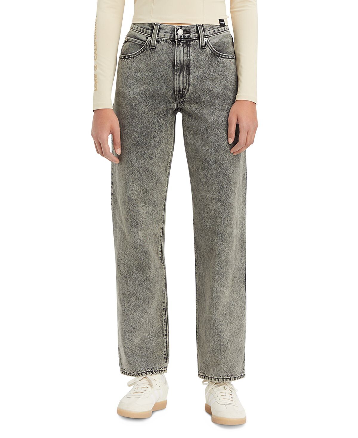 Женские мешковатые джинсы со средней посадкой 94 из хлопка Levi's
Женские мешковатые джинсы со средней посадкой 94 из хлопка Levi's