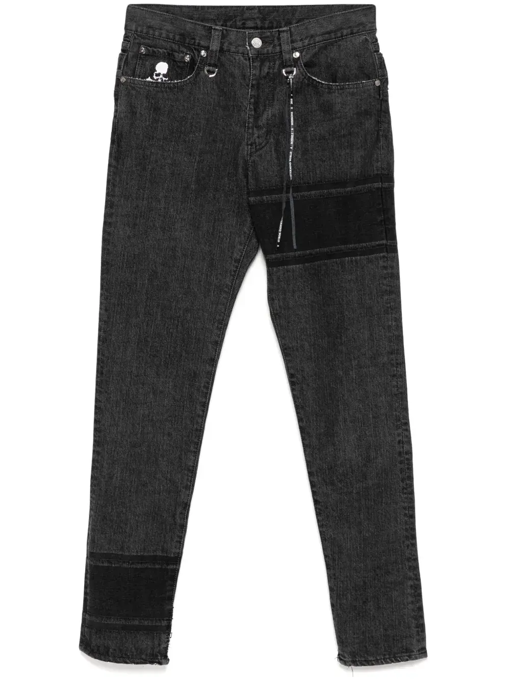Джинсы скинни с вышитым логотипом Mastermind World, черный
Джинсы скинни с вышитым логотипом Mastermind World, черный