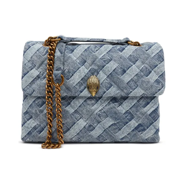 Большая сумка через плечо Kensington из мягкого денима. Kurt Geiger, синий
Большая сумка через плечо Kensington из мягкого денима. Kurt Geiger, синий