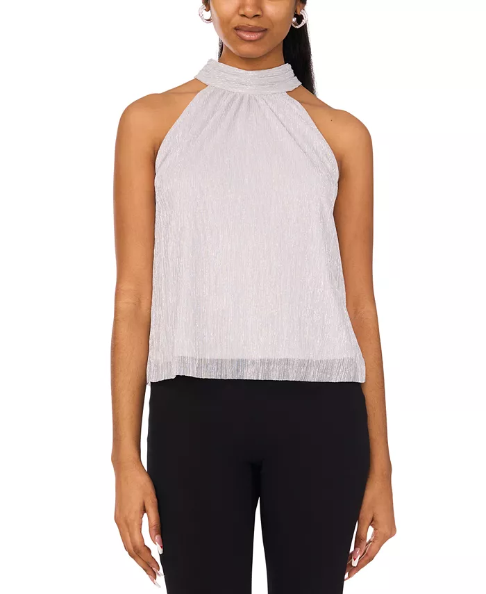 Топ из джерси с металлическим лифом и завязкой на спине MSK, серебряный
Топ из джерси с металлическим лифом и завязкой на спине MSK, серебряный