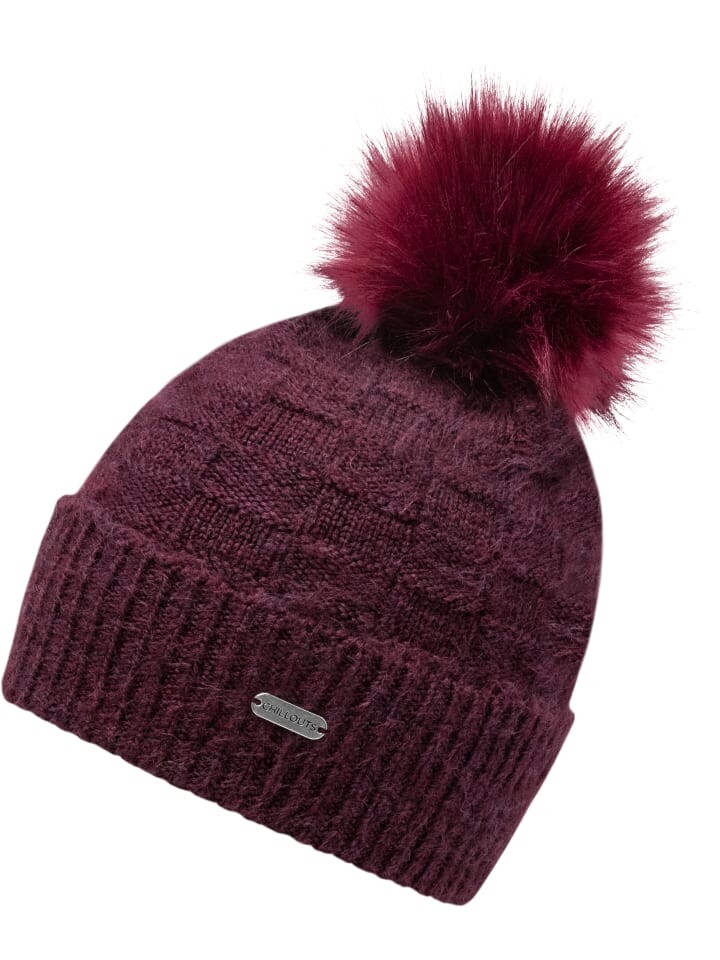 Шапка Chillouts Headwear Mütze Samantha, бордо 
Шапка Chillouts Headwear Mütze Samantha, бордо