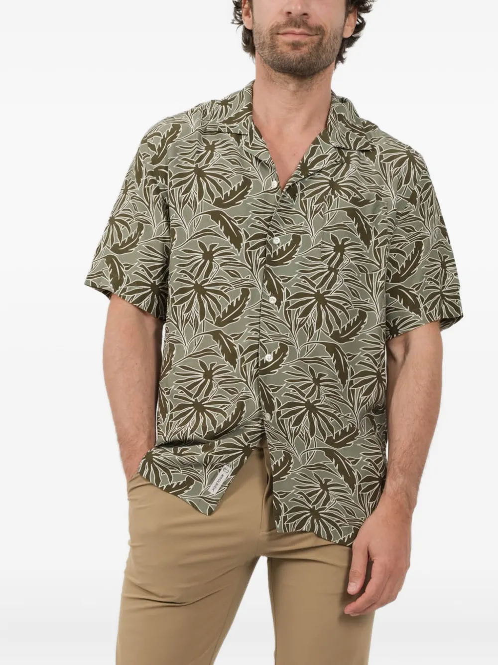 Рубашка с цветочным принтом Woolrich, зеленый
Рубашка с цветочным принтом Woolrich, зеленый