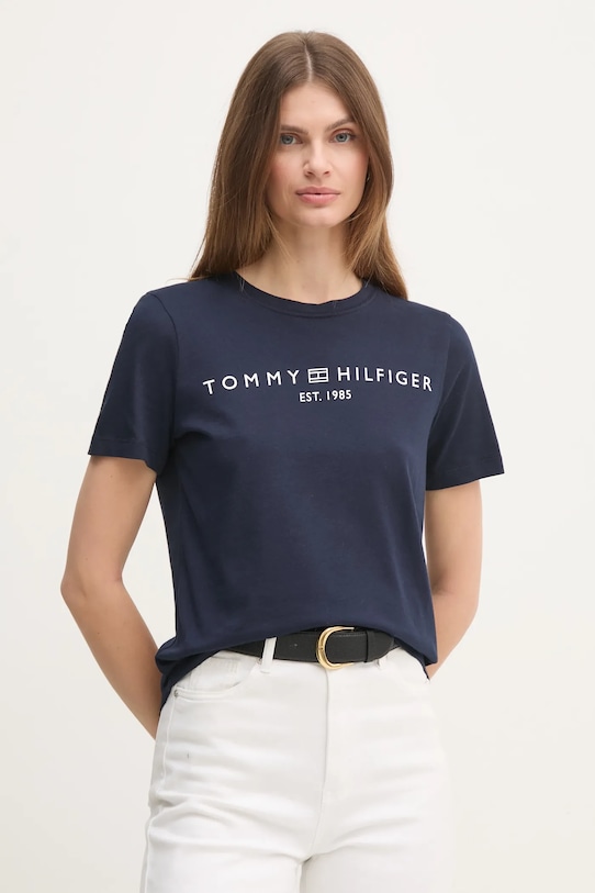 Хлопковая футболка Tommy Hilfiger, темно-синий
Хлопковая футболка Tommy Hilfiger, темно-синий