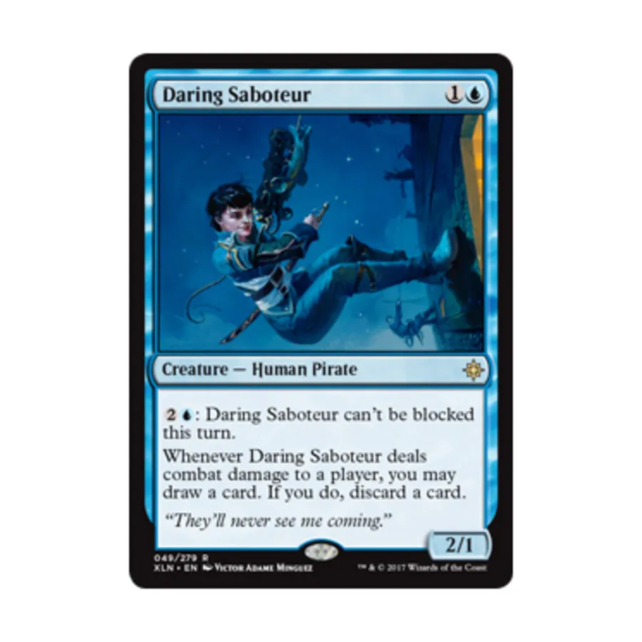 CCG Отважный диверсант (клавиша R), MTG - Ixalan
CCG Отважный диверсант (клавиша R), MTG - Ixalan