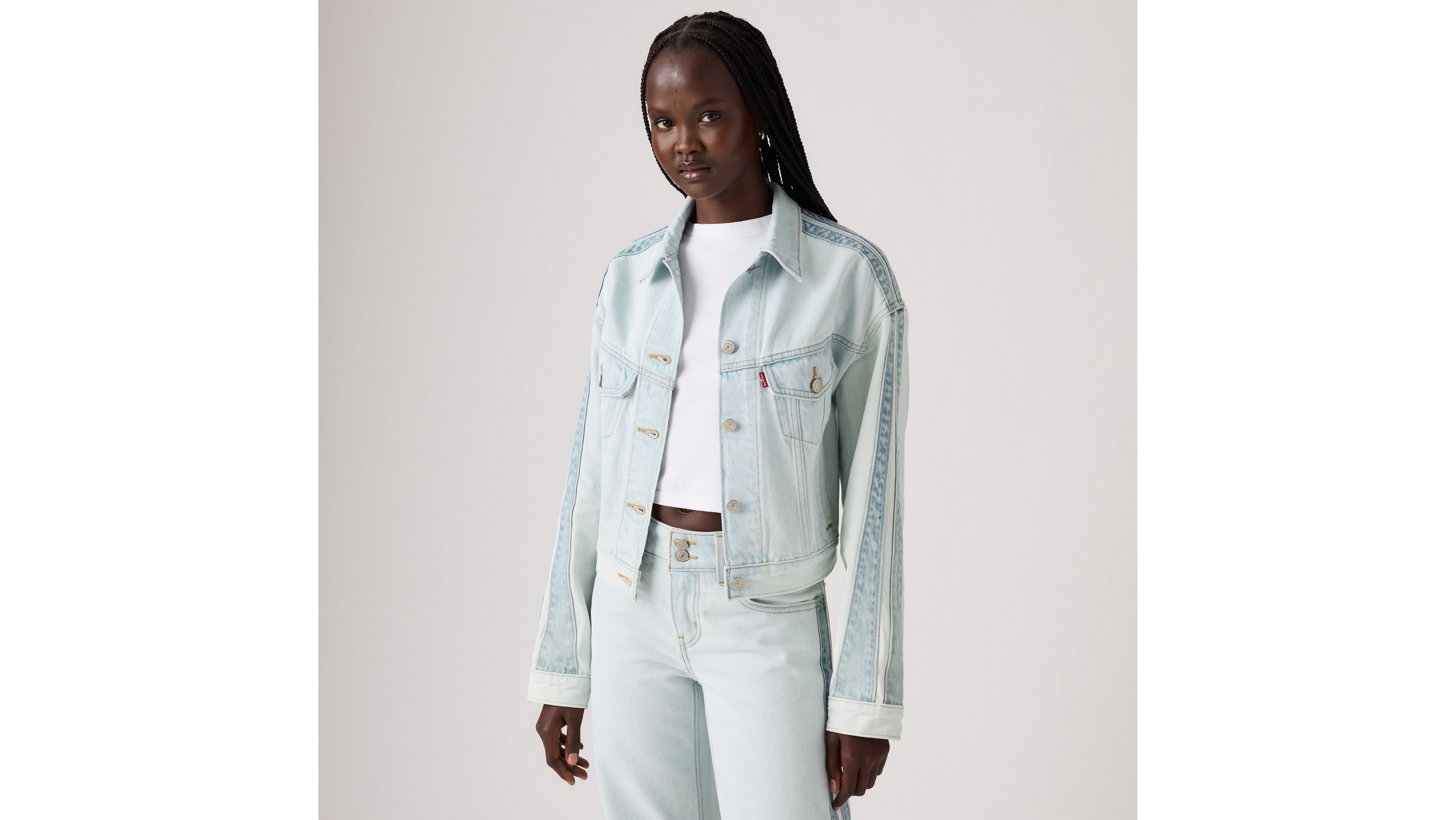 Укороченная куртка дальнобойщика 90-х Levi's, Stripe Hype Trucker - Medium Wash
Укороченная куртка дальнобойщика 90-х Levi's, Stripe Hype Trucker - Medium Wash