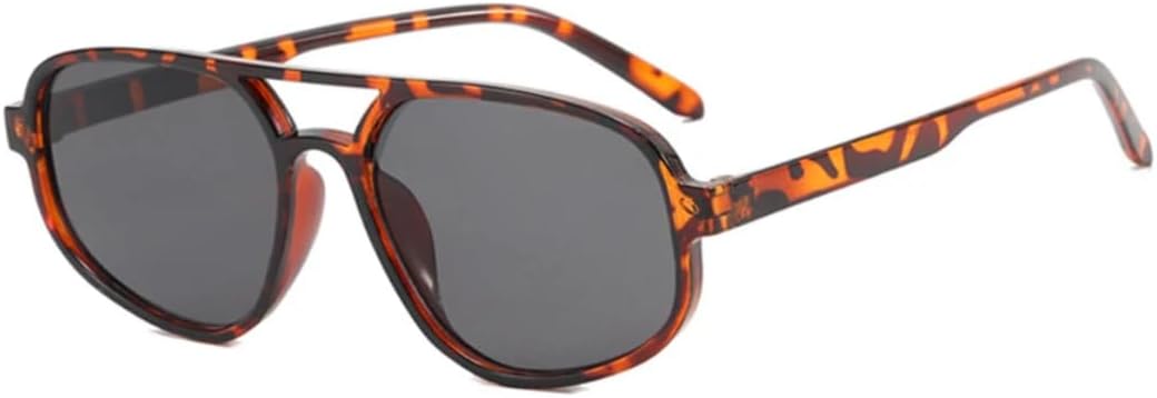 Ретро-солнцезащитные очки с двойной перемычкой для мужчин, простые, легкие, в стиле «кошачий глаз», женские солнцезащитные очки, модные, с защитой от УФ-излучения UV400 SZVVBKK, Leopard Grey
Ретро-солнцезащитные очки с двойной перемычкой для мужчин, простые, легкие, в стиле «кошачий глаз», женские солнцезащитные очки, модные, с защитой от УФ-излучения UV400 SZVVBKK, Leopard Grey