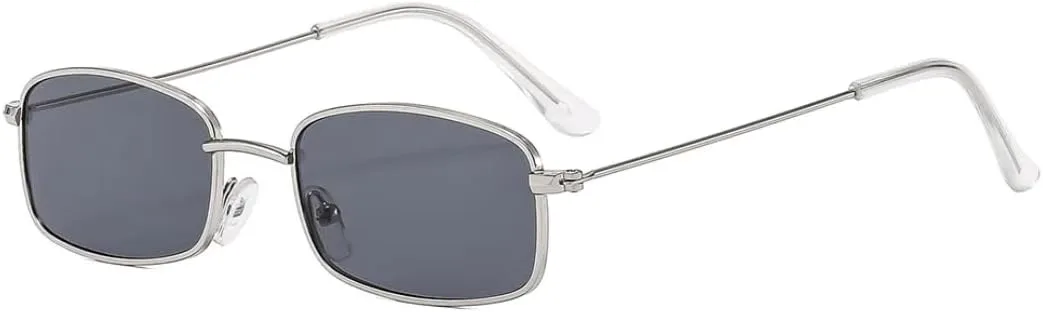 Ретро маленькие квадратные солнцезащитные очки для женщин и мужчин, металлические, модные, класса люкс, с защитой от УФ-излучения UV400 UATXTAU, Silver Black
Ретро маленькие квадратные солнцезащитные очки для женщин и мужчин, металлические, модные, класса люкс, с защитой от УФ-излучения UV400 UATXTAU, Silver Black