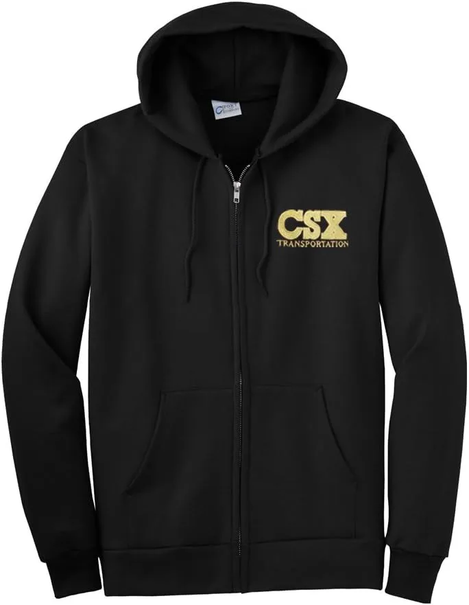 Толстовка с капюшоном CSX Transportation на молнии Daylight Sales
Толстовка с капюшоном CSX Transportation на молнии Daylight Sales