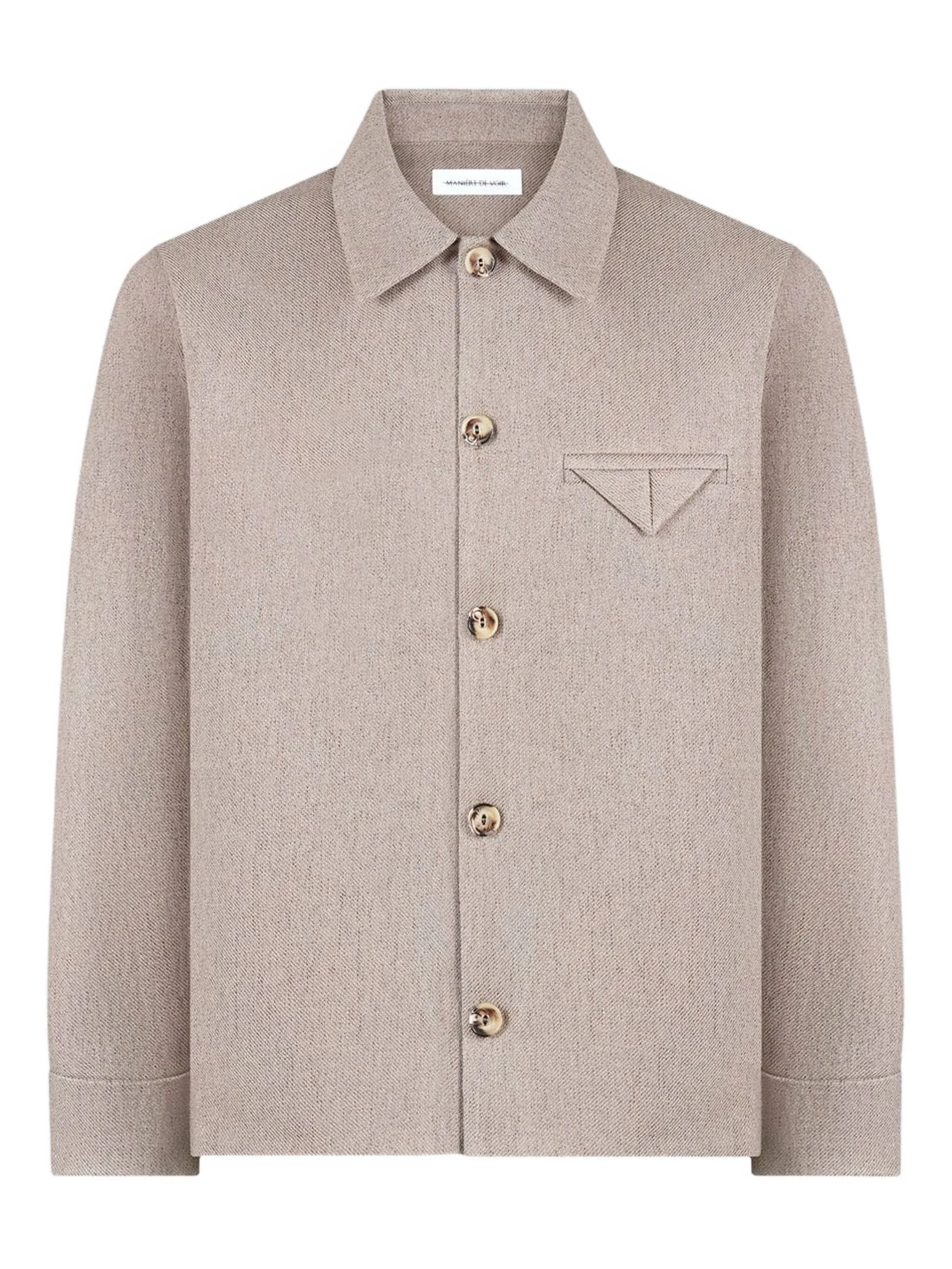 Фактурная рубашка Leo с длинными рукавами Manière De Voir, коричневый
Фактурная рубашка Leo с длинными рукавами Manière De Voir, коричневый