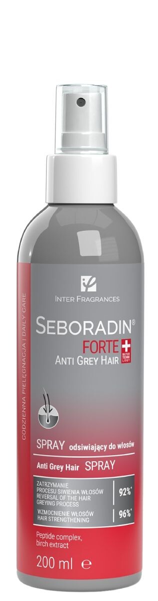 Seboradin Forte Anti Gray Hair лак для волос, 200 ml
Seboradin Forte Anti Gray Hair лак для волос, 200 ml