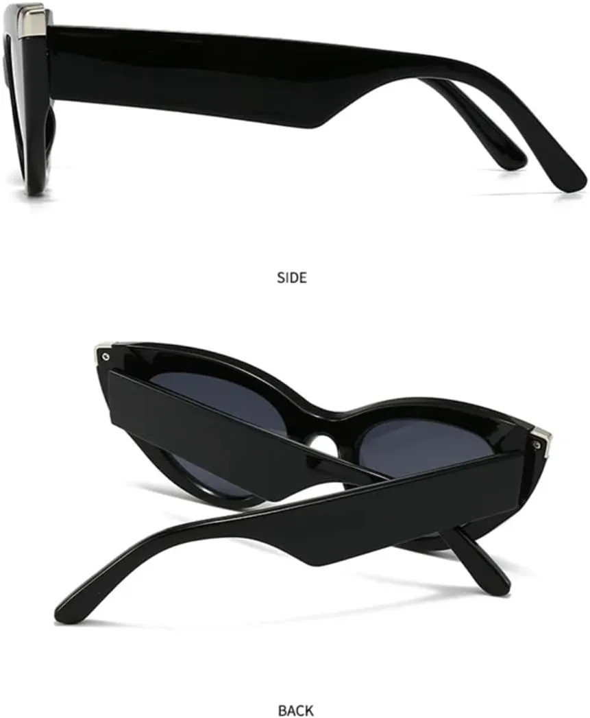 Роскошные винтажные солнцезащитные очки в крупной оправе для женщин в стиле панк с заклепками, для активного отдыха, защита от УФ-излучения UV400 VFDHN, White Black
Роскошные винтажные солнцезащитные очки в крупной оправе для женщин в стиле панк с заклепками, для активного отдыха, защита от УФ-излучения UV400 VFDHN, White Black