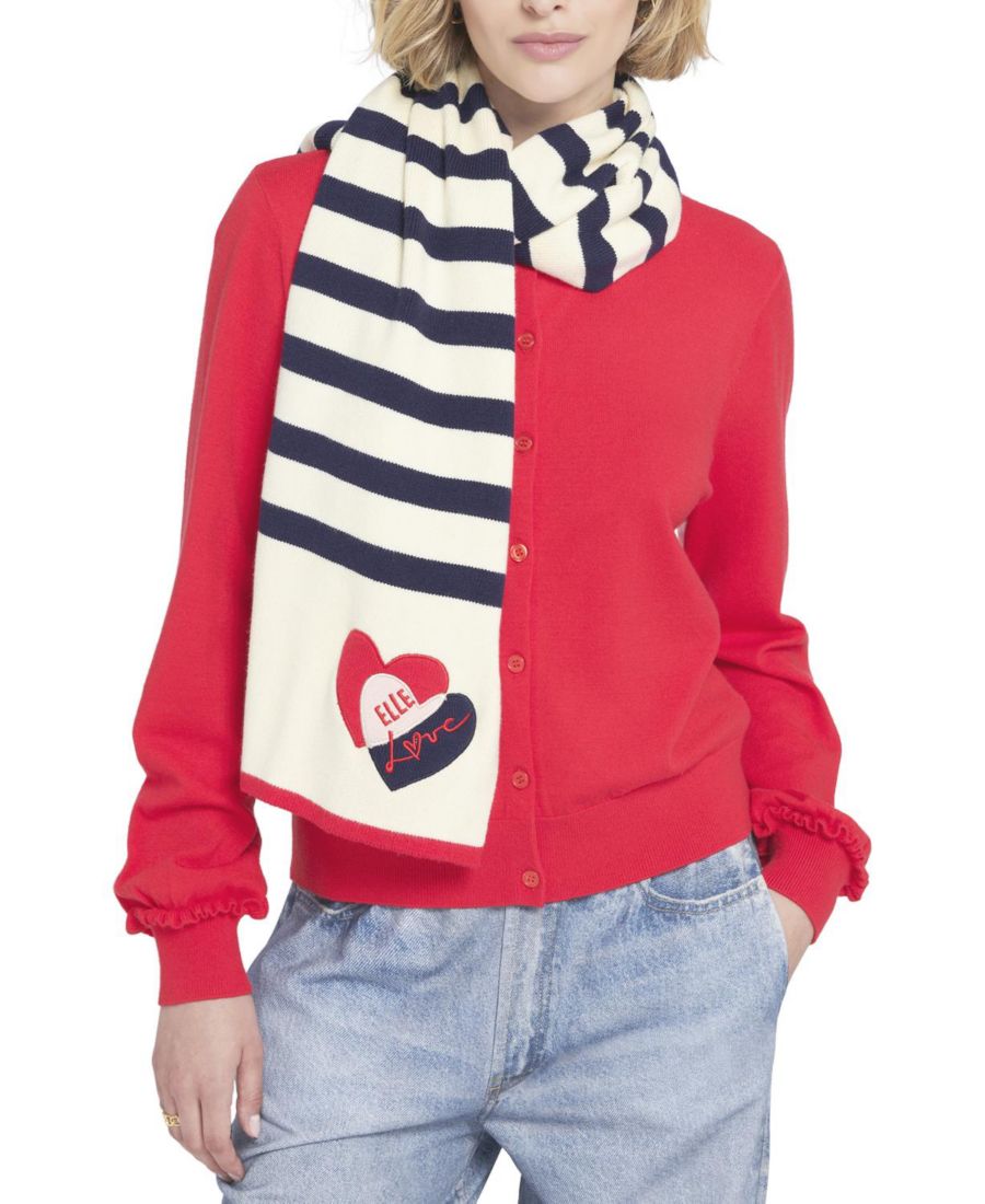 Полосатый шарф ELLE Collection, Cream-navy
Полосатый шарф ELLE Collection, Cream-navy